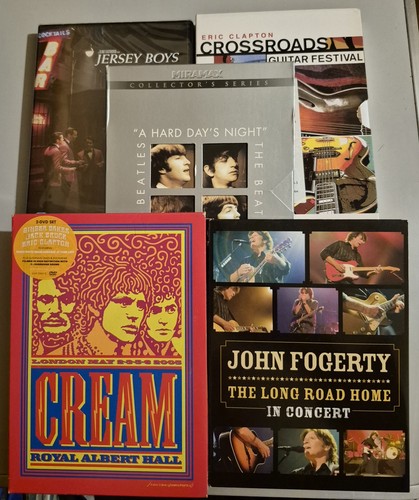 Mixed music dvds albums - 5x,