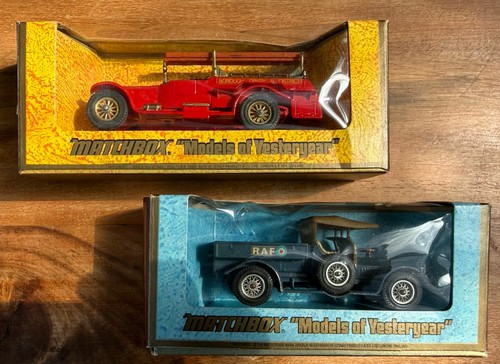 Two matchbox models - two,