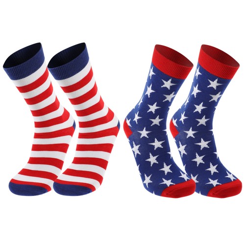 American flag cotton socks - american,