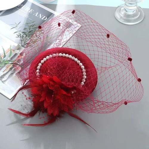 Elegant bridal headwear pearl - elegant,