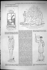 Old 1882 Captious Critic Professor Herman Mulberry Bush Shadow Window Victorian