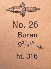 Buren 9 3/4''' Balance Staff