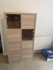 Ikea kallax white stained oak - white,
