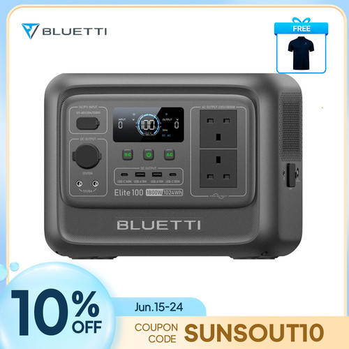 Bluetti elite 100 1024wh - elite,