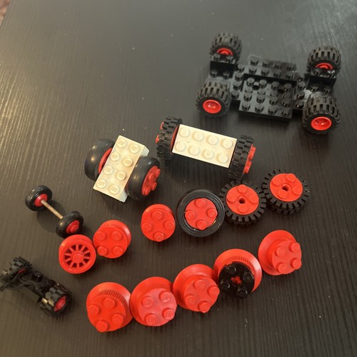 Lego vintage rail - rail/car, wheels
