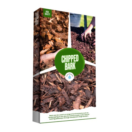 Chipped bark garden - chipped,