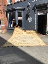 Large Mid 20th Century Country House Hand Knotted Wool Rug Carpet