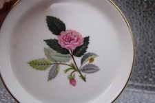 Wedgewood Hathaway Rose Bone China Round Trinket Dish / Pin Dish