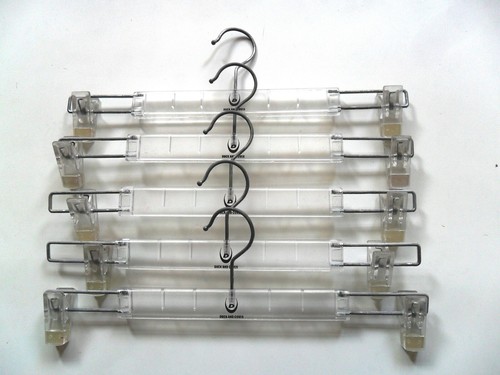 Clip plastic trouser hangers - clip,