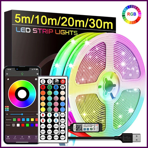 Led strip lights rgb - strip, 10m