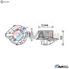 INTERIOR BLOWER AI8501 FOR VW
