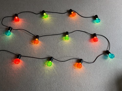 Ikea multi coloured led lights - coloured,
