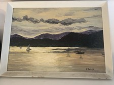 Maritime Scene Oil Painting Of