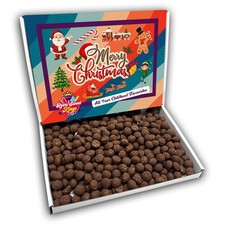 Chewing Nuts Merry Christmas Gift Box Sweets Personalised Gift Hamper Present