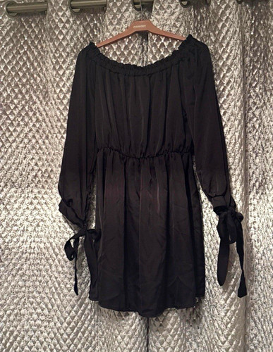 Boohoo black chiffon - boohoo,
