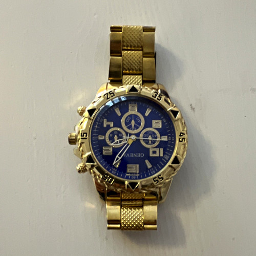 Geneva men quartz - men's, wristwatch