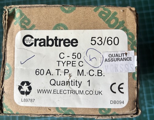 Crabtree c50 type - type, 60a