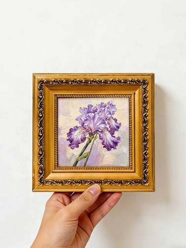 Purple iris flower - iris,