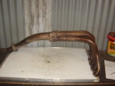 kawasaki zx6r g2 1999 stainless steel exhaust down pipes