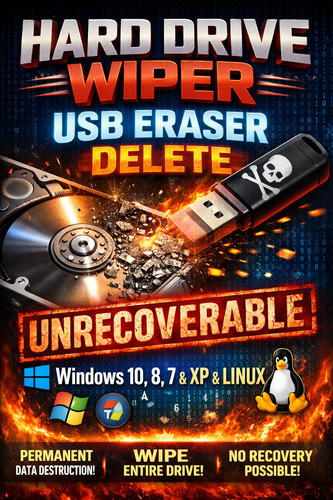 Hard drive wiper usb - wiper,