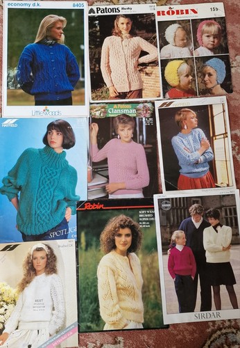 Job lot vintage knitting - job,