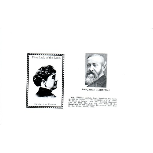 Benjamin harrison and wife - benjamin,