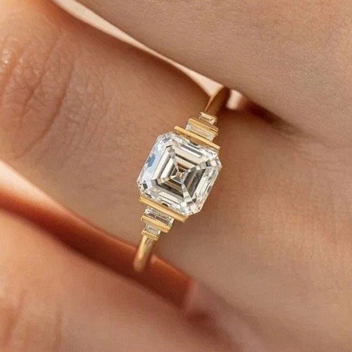 Carat asscher cut diamond - 2.50,