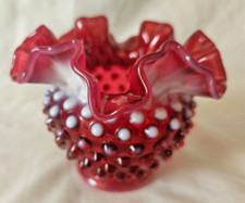 FENTON HOBNAIL DECORATION PINK