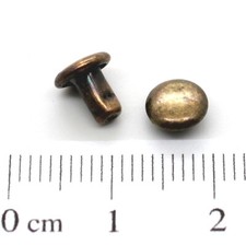 Rivet 6 mm Antique Brass