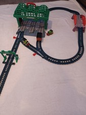 Thomas & Friends TrackMaster Knapford Station Track Set with Percy Engine &...