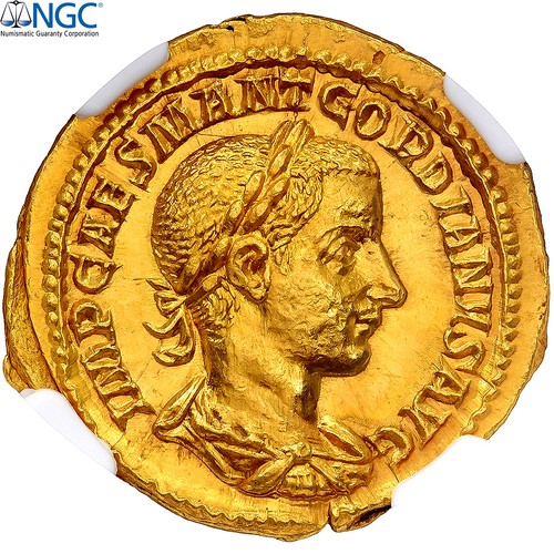 879915 gordian iii aureus - gordian, iii,