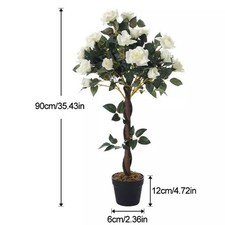 Large Artificial Rose Tree in