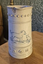 Rare Doulton Lambeth Barlow Jug Scrafitto