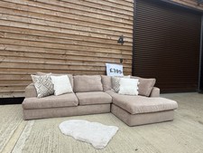 NEXT beige Corner Sofa Chaise L Shape In excellent Condition
