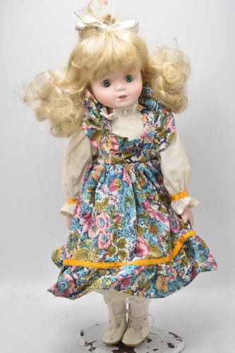 Vintage porcelain doll - porcelain,