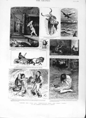 Original old antique print - antique,