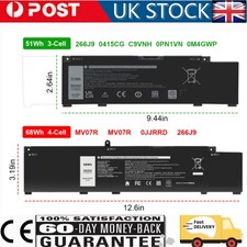 MV07R丨266J9 Battery For DELL