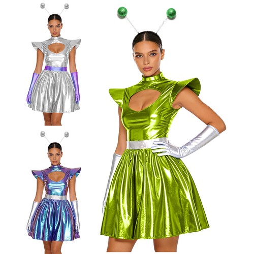 Women shiny metallic - uk,