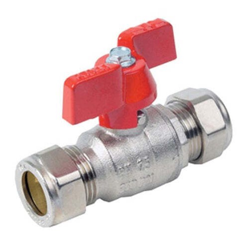 Brass ball valve compression - brass,