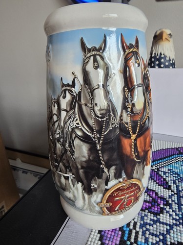 Holliday budweiser steins - holliday,