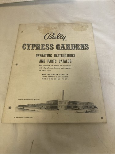 Bally cypress gardens pin - bally,