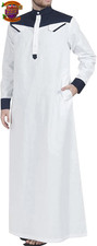 Men'S Muslim Robe Thobe Kaftan