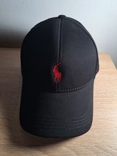 Ralph Lauren Cap - Black / Red  New 
