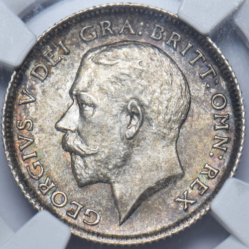 1911 sixpence - 1911, ms