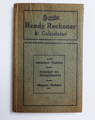 Seandar ready reckoner - seandar,