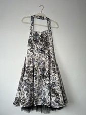 Joe Browns Floral Swing Style Halter Neck Dress 12 40s 50s Dance Party Wedding 
