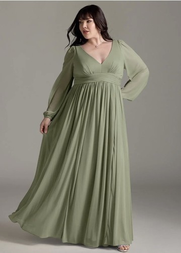 Azazie norah pistachio green - azazie,