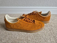 Adidas Originals Gazelle Craft Ochre Brown Gum Leather Suede Mens UK 9.5