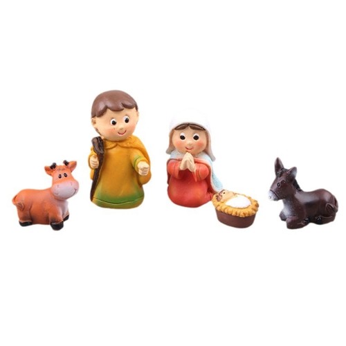 Resin nativity set - nativity,