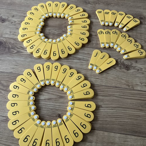 Edtech phonics letter fans - letter,